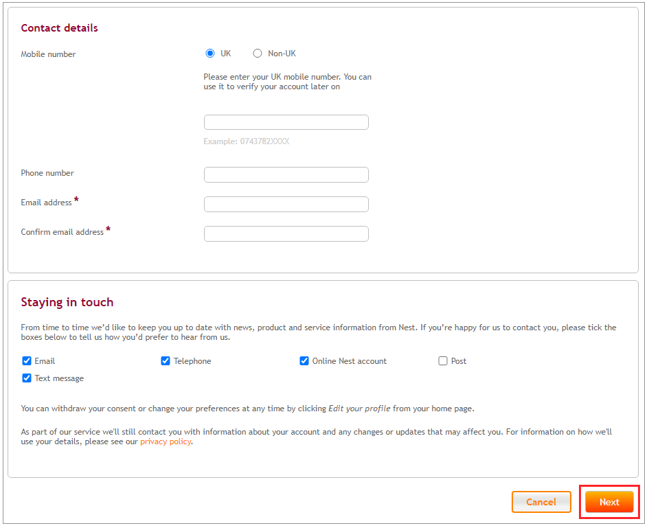 How To Log In For The First Time Nest Pensions