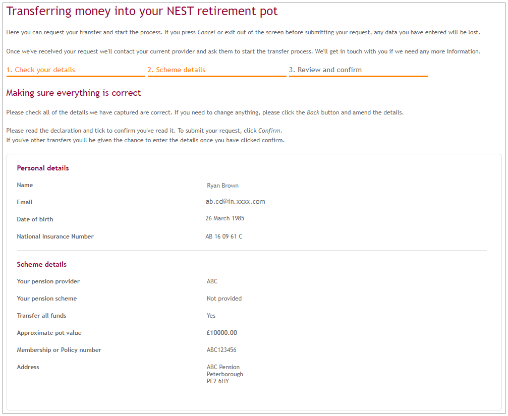 Can I Transfer Money From My Nest Pension