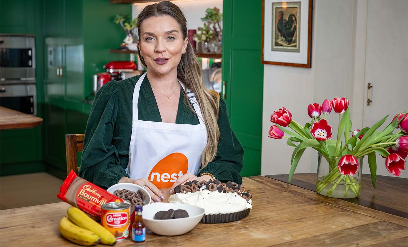 Candice Brown with a Banoffee pie