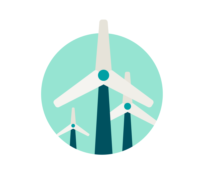 Icon of windmills